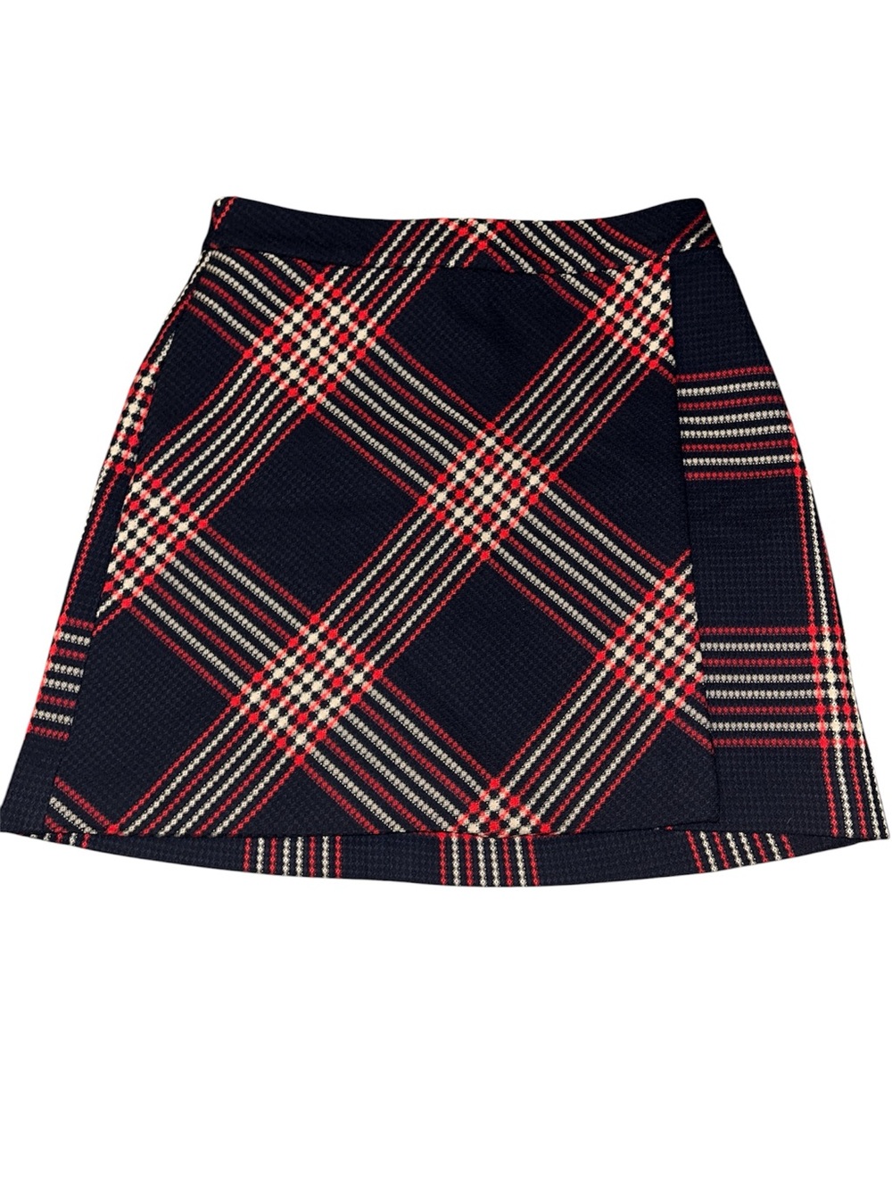 Halogen Navy Blue and Red Skirt